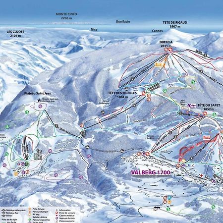 2 Room Apartment In The Center Close To The Slopes Valberg Luaran gambar