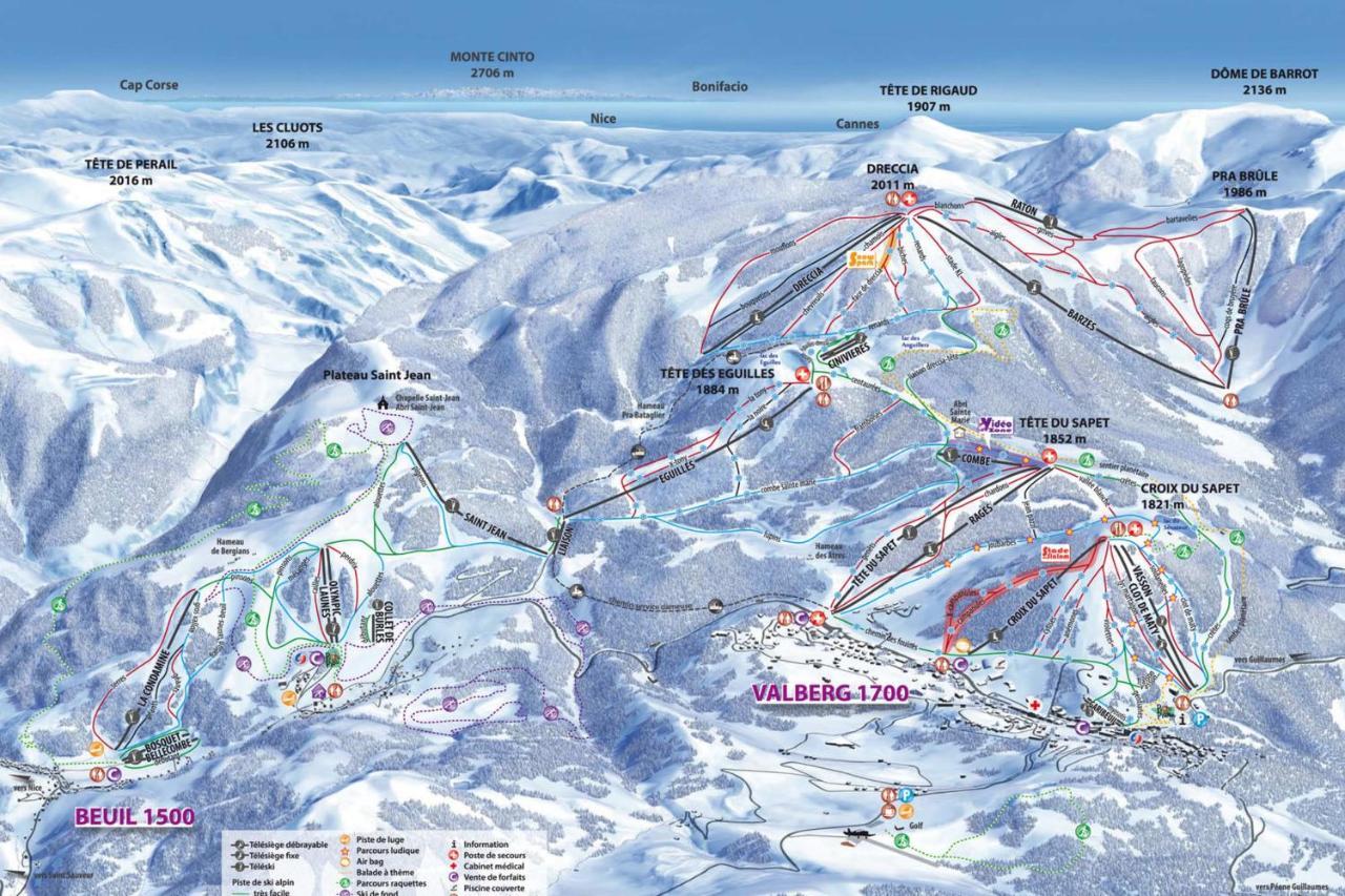 2 Room Apartment In The Center Close To The Slopes Valberg Luaran gambar